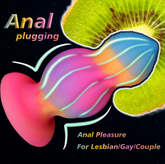 SM New Fluorescent Anal Plug  With Anal Dilation Massage